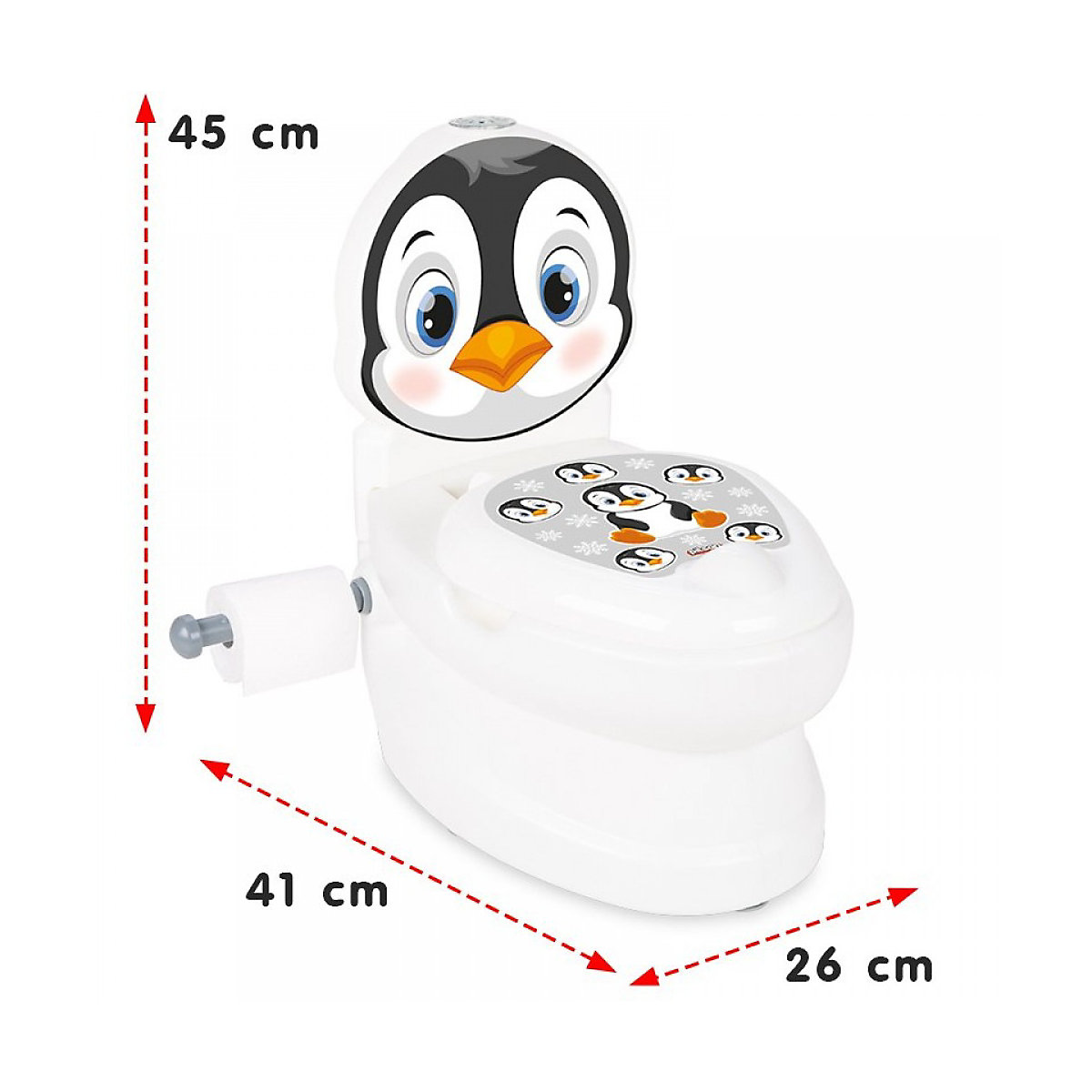 Töpfchen Pinguin 07565 Musik Licht Töpfchen
