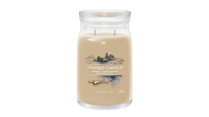 Yankee Candle Duftkerze Signature Large Jar Amber & Sandalwood Amber & Sandalwood