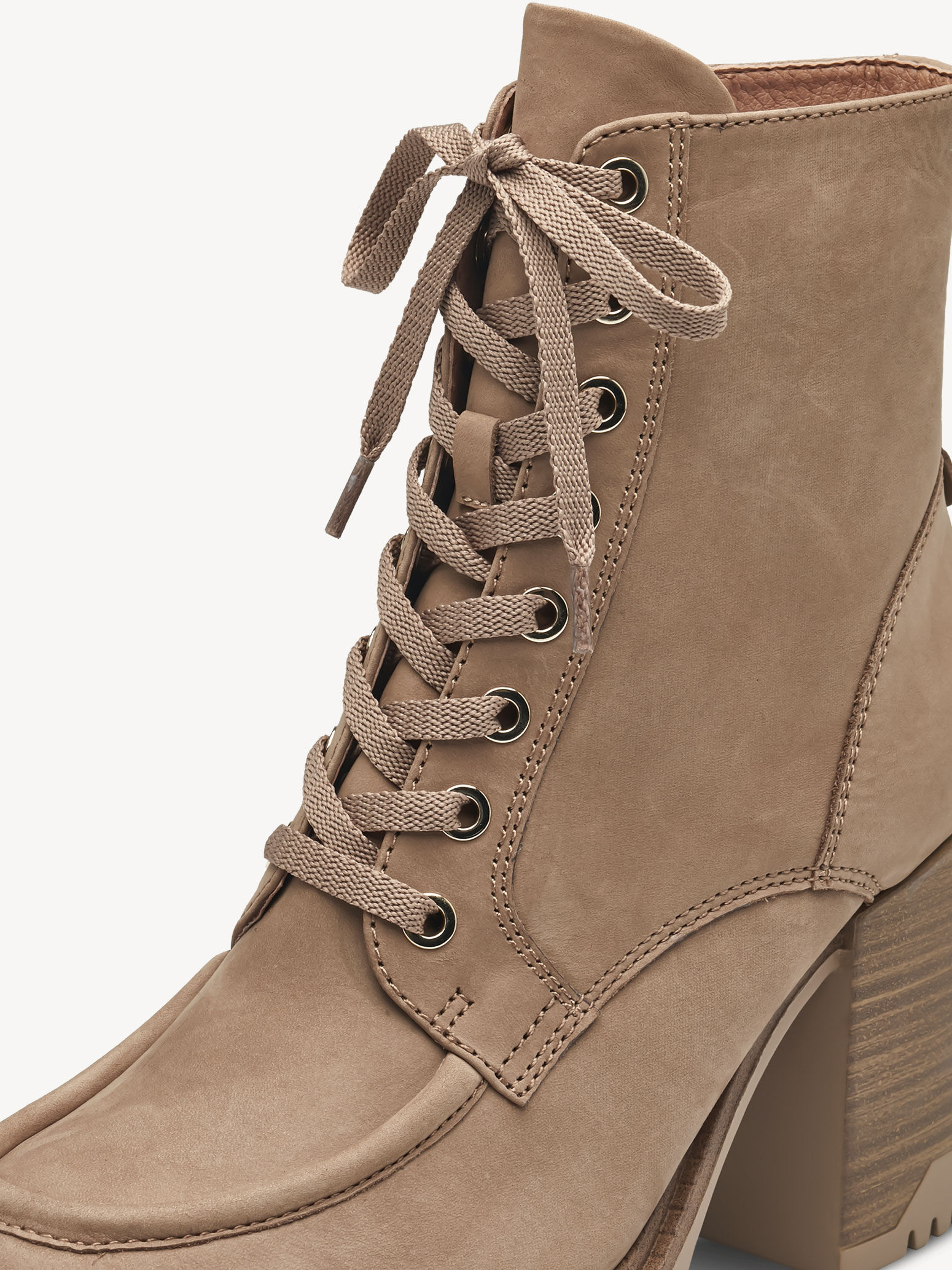 Bottine en cuir - marron