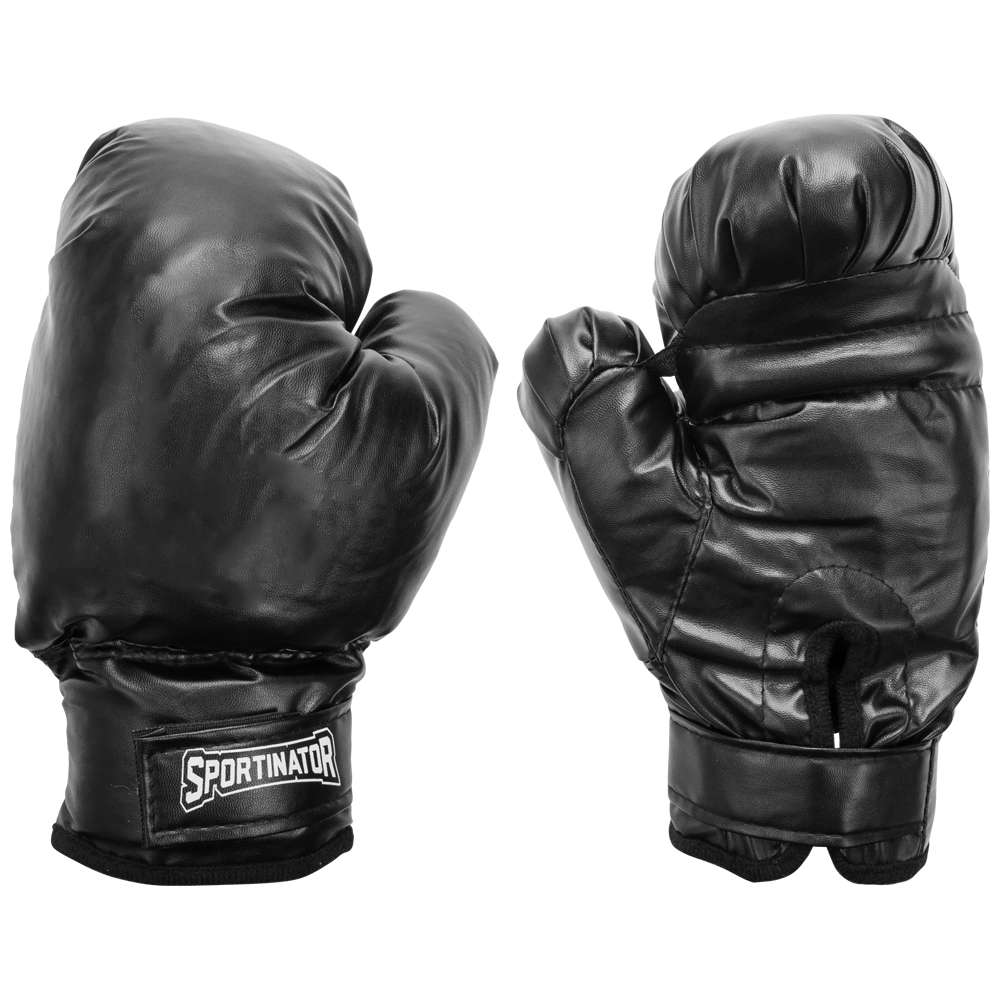 SPORTINATOR Punchingball Boxstand Standbox-Trainer inkl. Boxbirne & Boxhandschuhen grau