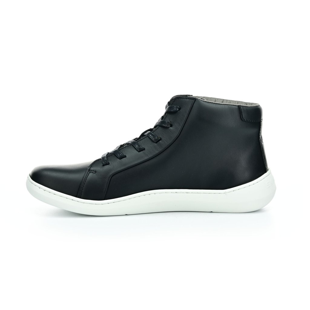 Skinners Moonwalker High Top Leather Black/White Barfußstiefeletten