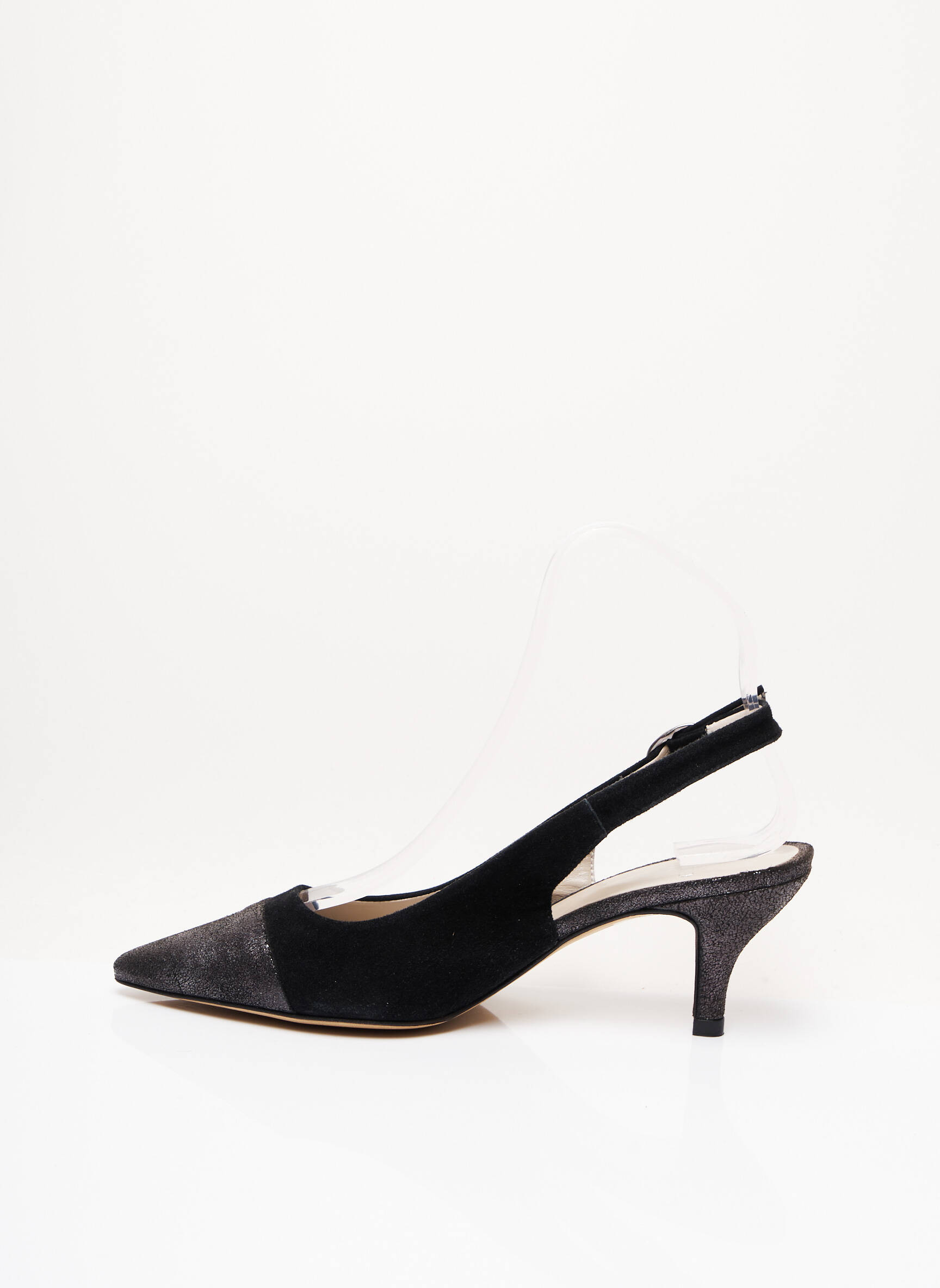 Perlato Sandales Nu Pieds Femme couleur noir