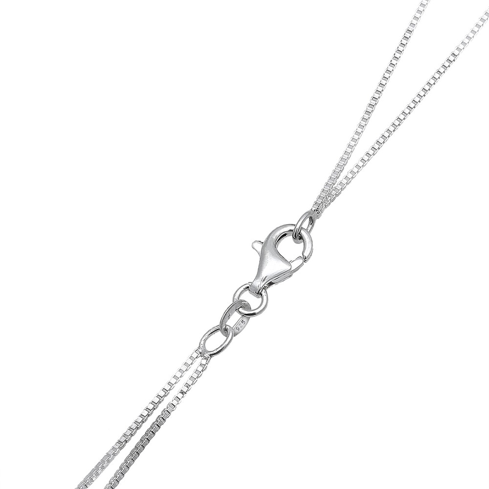 Elli Elli Collier Femme - (925/1000) Argent Cristal de Zircone collier