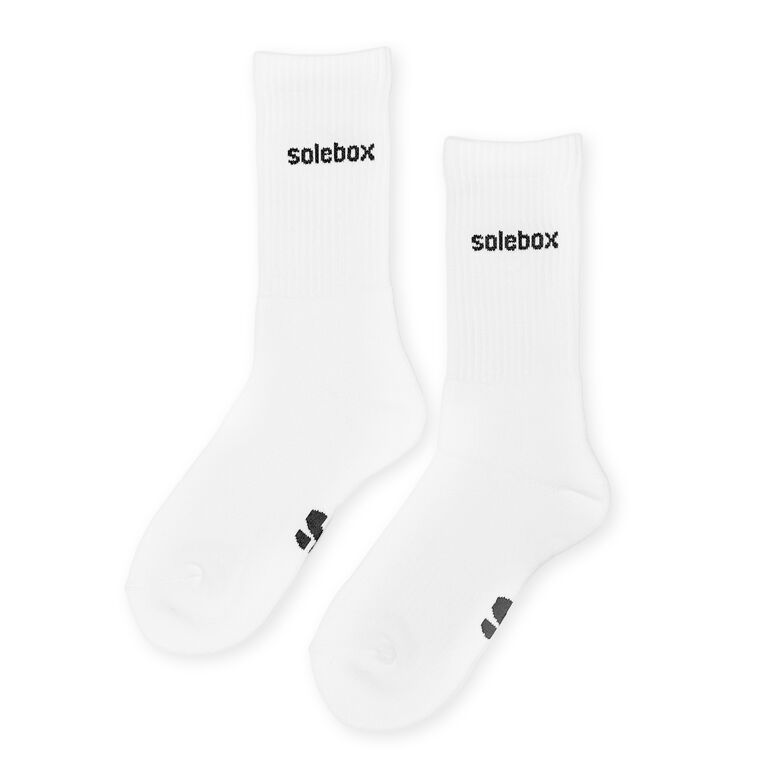 solebox Logo Socks white/black
