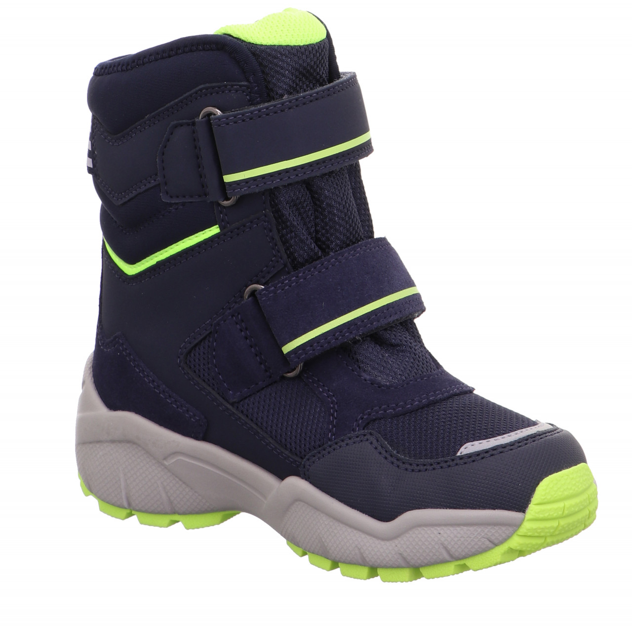 CULUSUK 2.0 - Blau/Gelb Boots mit Klettverschluss