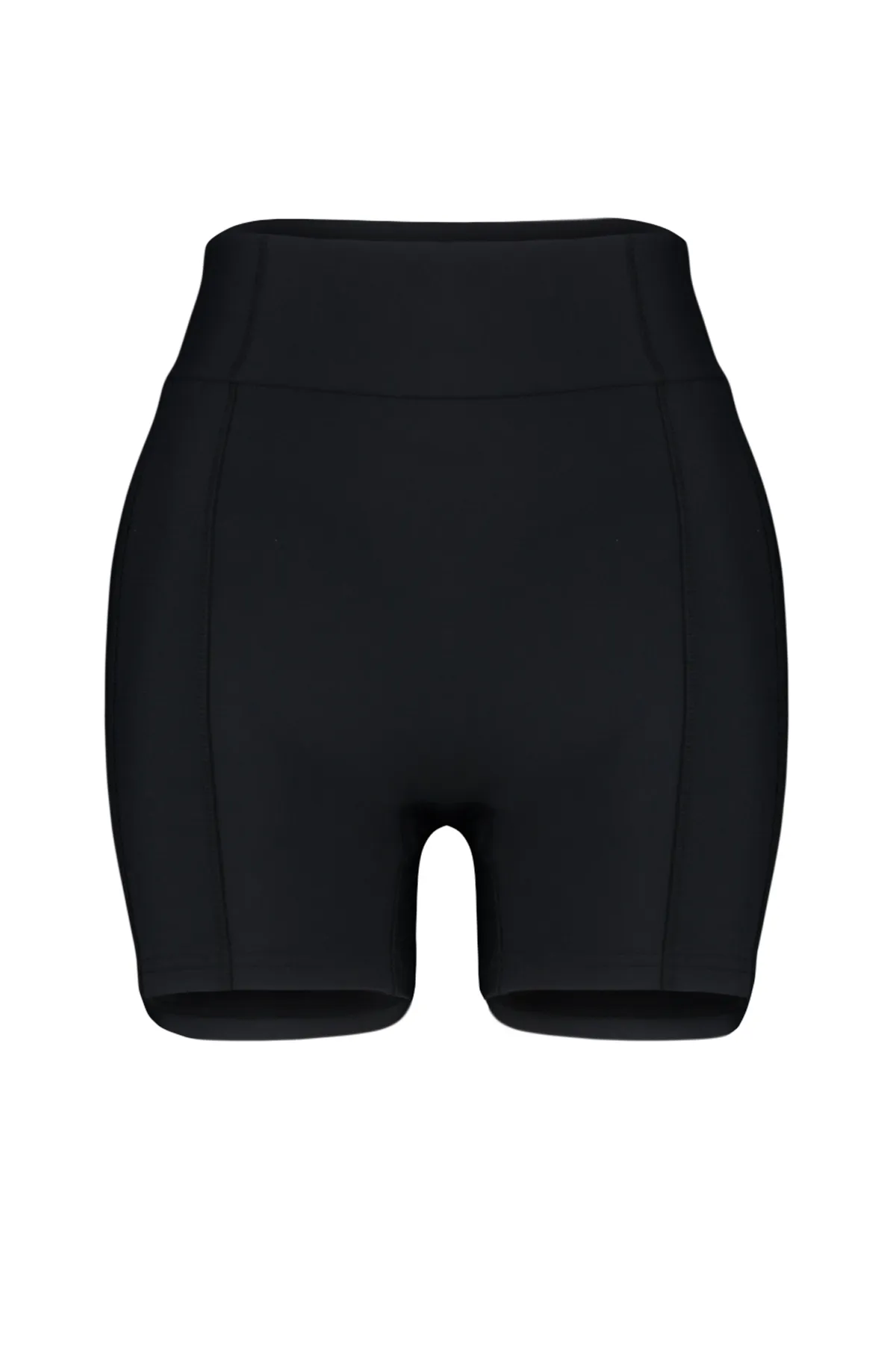 Trendyol Collection  Schwarze gestrickte Sportshorts/kurze Leggings mit Restorer-Nähten THMSS24TY00016