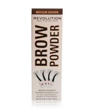REVOLUTION Brow Powder Stamp & Stencil Kit Augenbrauenpuder-1 Stk