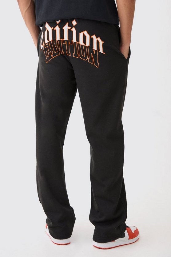 Lockere Jogginghose mit Applikation