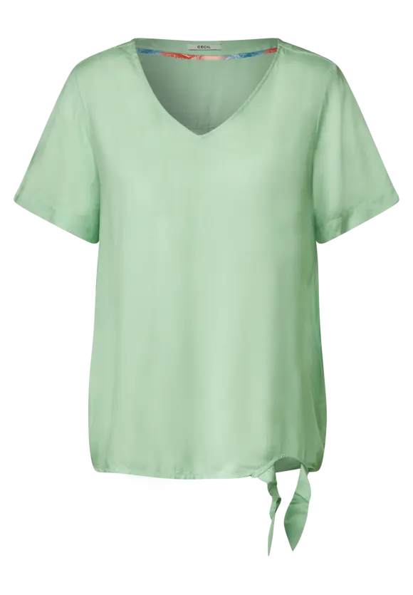 CECIL Bluse mit Knotendetail