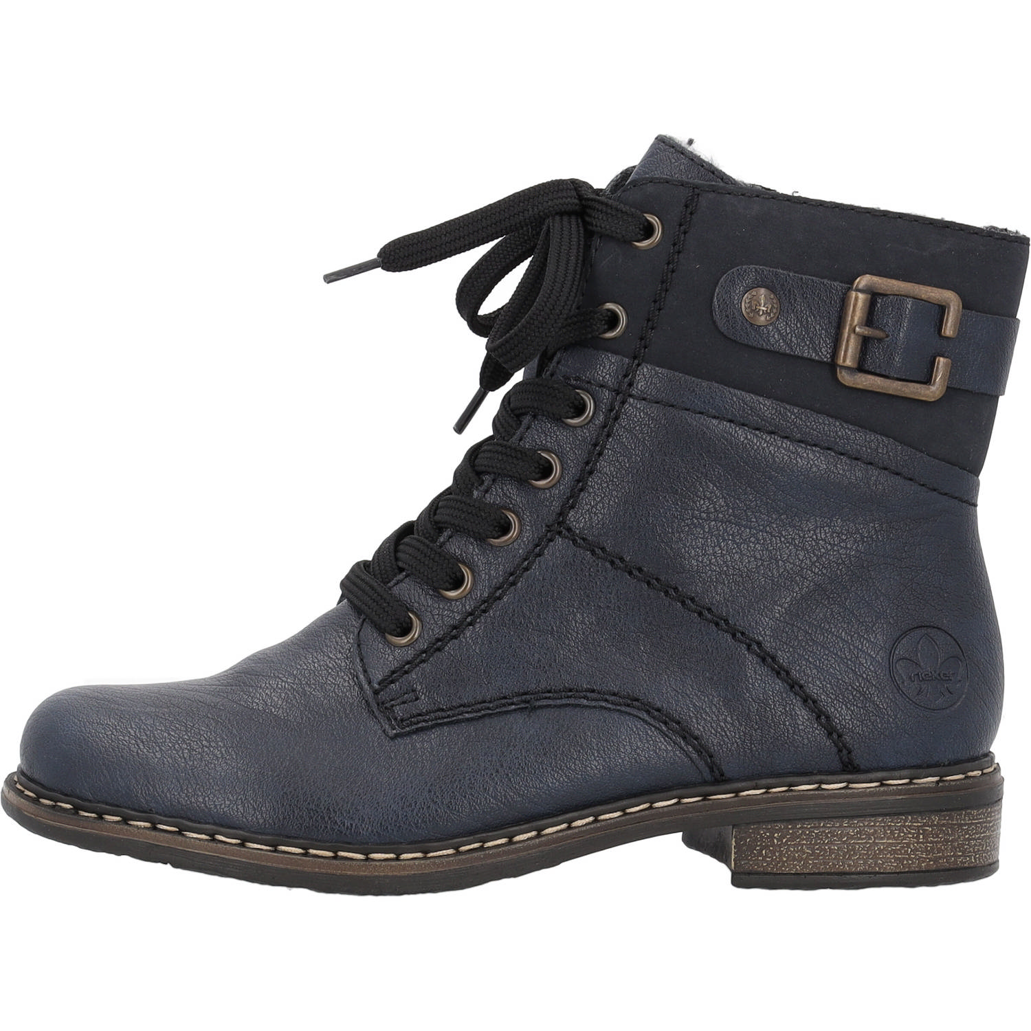 Rieker 71242, Stiefeletten, Damen, Blau (Ozean/Pazifik)