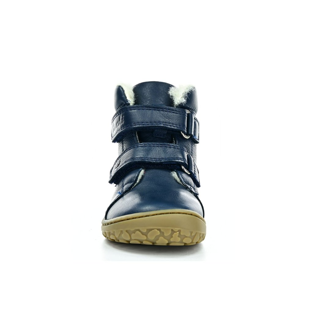 Lurchi Nik Nappa Navy Winterbarfußschuhe
