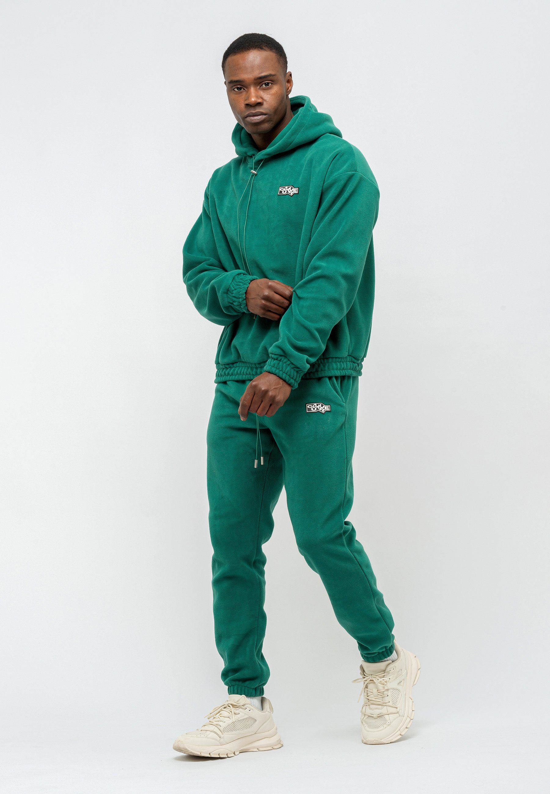 Tom Barron Trainingsanzug Lässiger Oversize-Fleece-Trainingsanzug