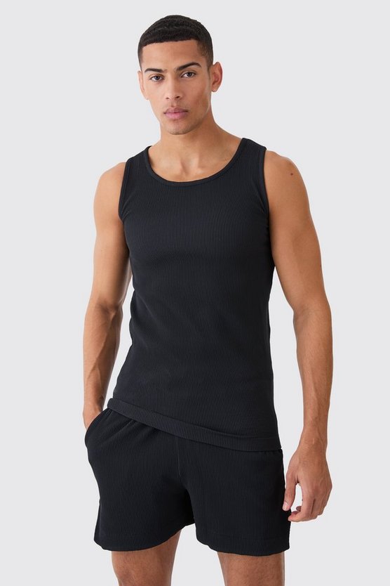 Muscle-Fit Tanktop und Laufshorts
