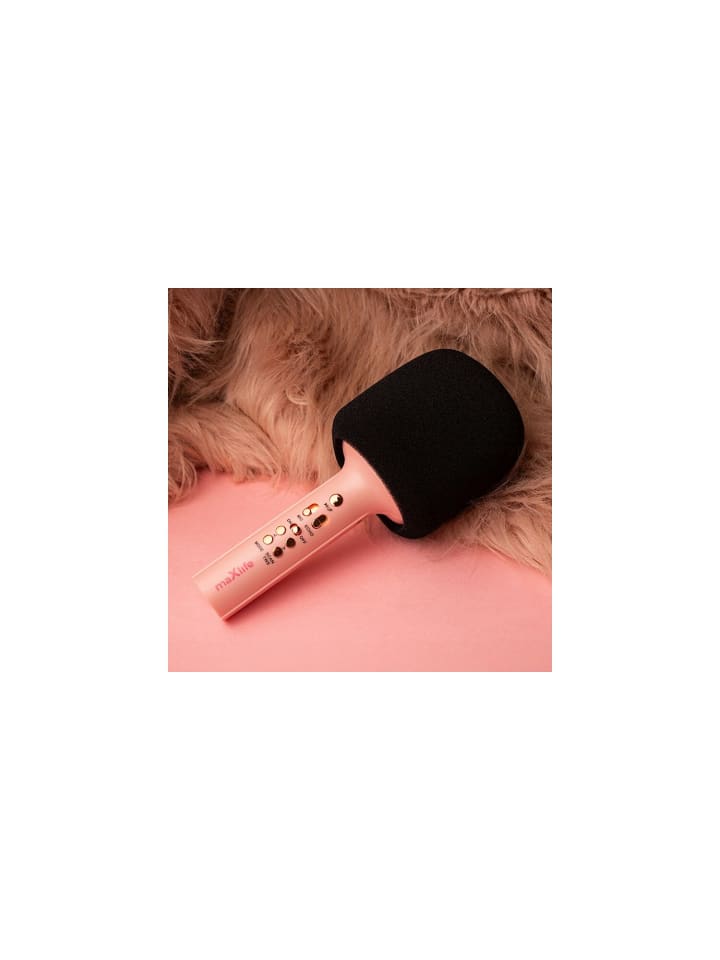 maXlife Maxlife Bluetooth-Mikrofon mit Lautsprecher MXBM-600 Pink in Rosa günstig kaufen onesize