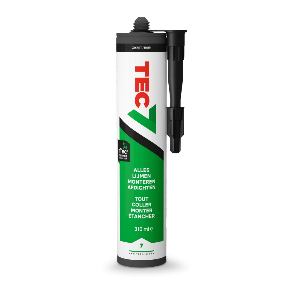 TEC7 535106000 melns montāžas komplekts, 310 ml kārtridžs