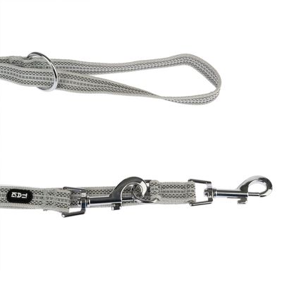 TIAKI Hundeleine Reflective Rubber, grau