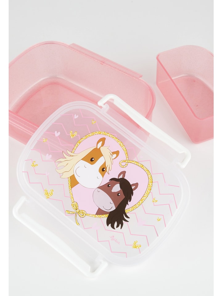 Sigikid Brotdose Lunchbox mit Rohkostschälchen in roségoldfarben günstig kaufen onesize