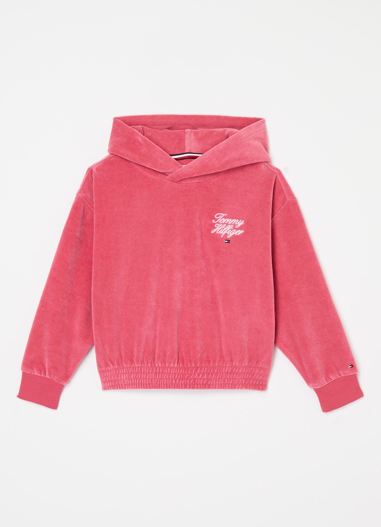 Hanorac Tommy Hilfiger din material French terry cu logo brodat.