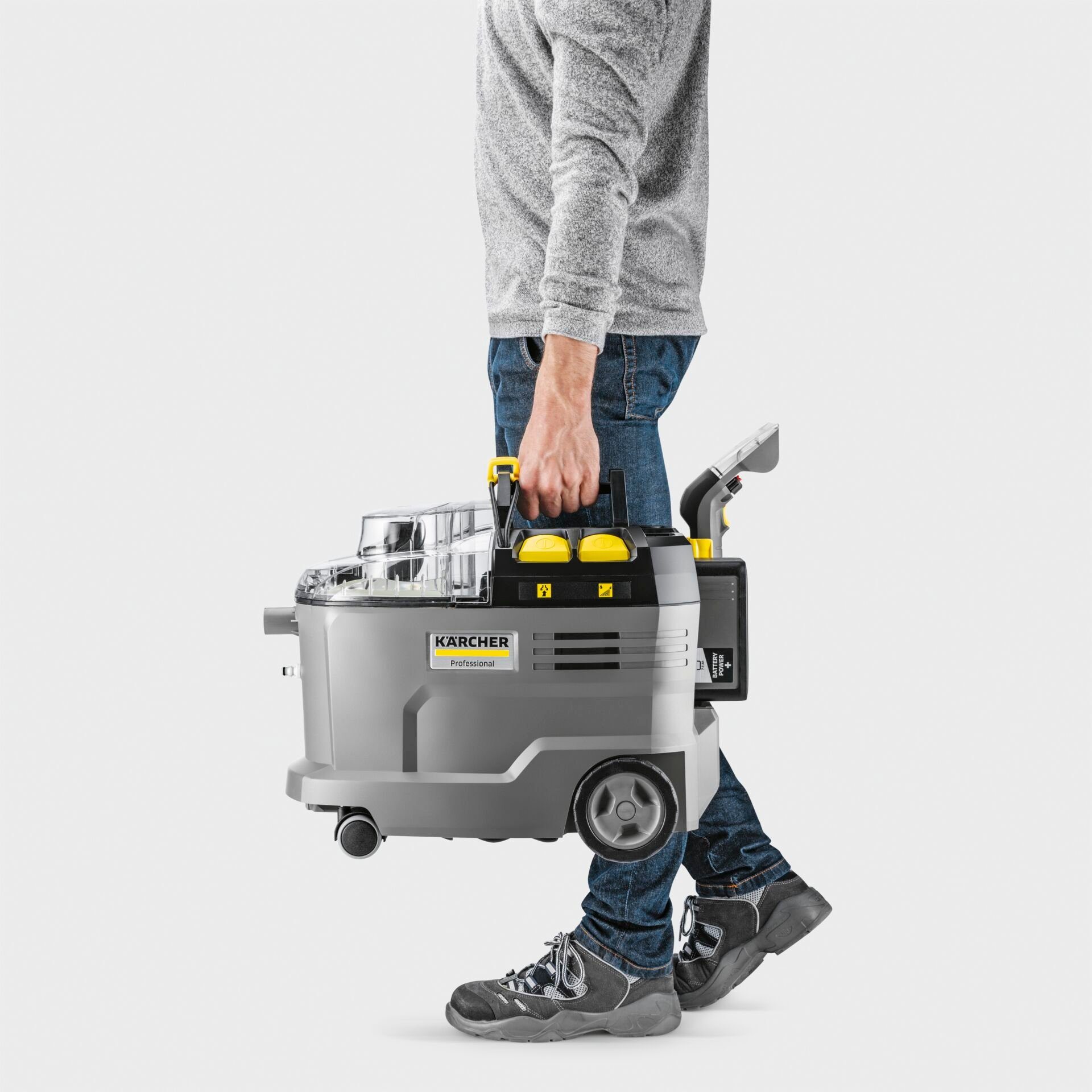 KÄRCHER Wasch-Sauger 1.101-700.0 Puzzi 9/1 BP, grau, 550,00 W