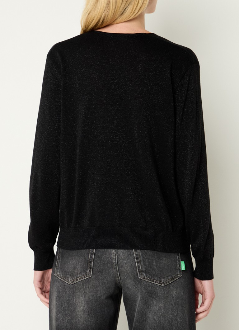Benetton Fine knit top with lurex