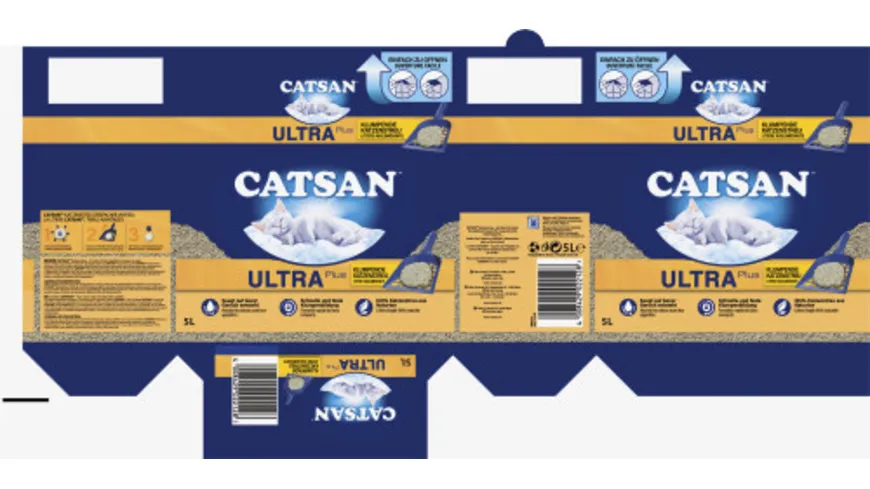 CATSAN™ ULTRA Plus Klumpende Katzenstreu 5l 5 l