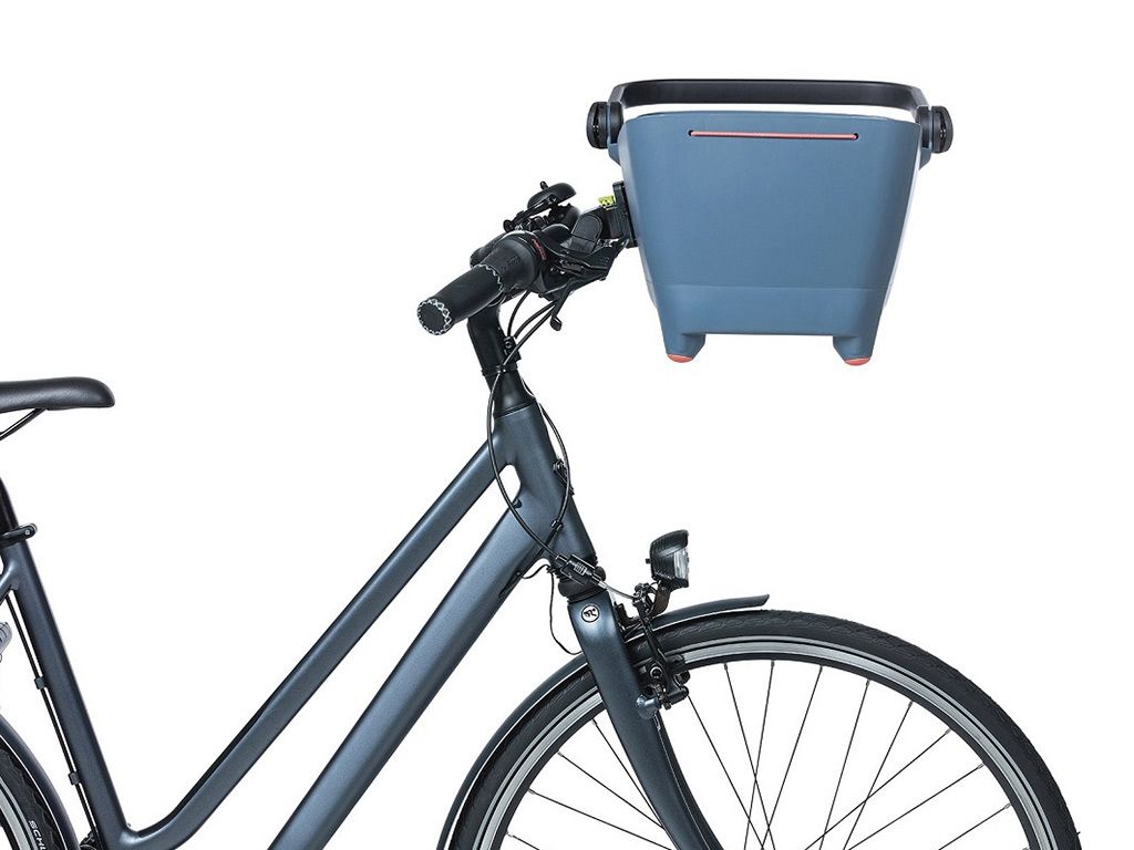 Basil Buddy Klickfix Blue Hundefahrradkorb