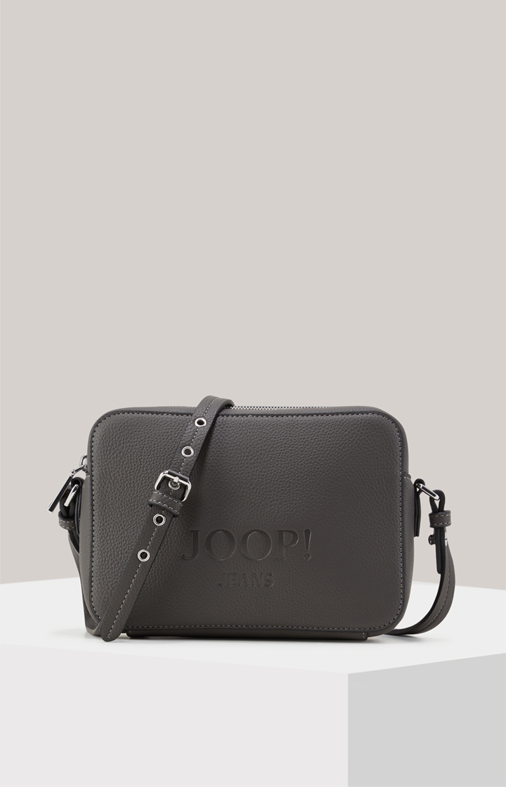 Schultertasche Lettera Cloe in Dunkelgrau