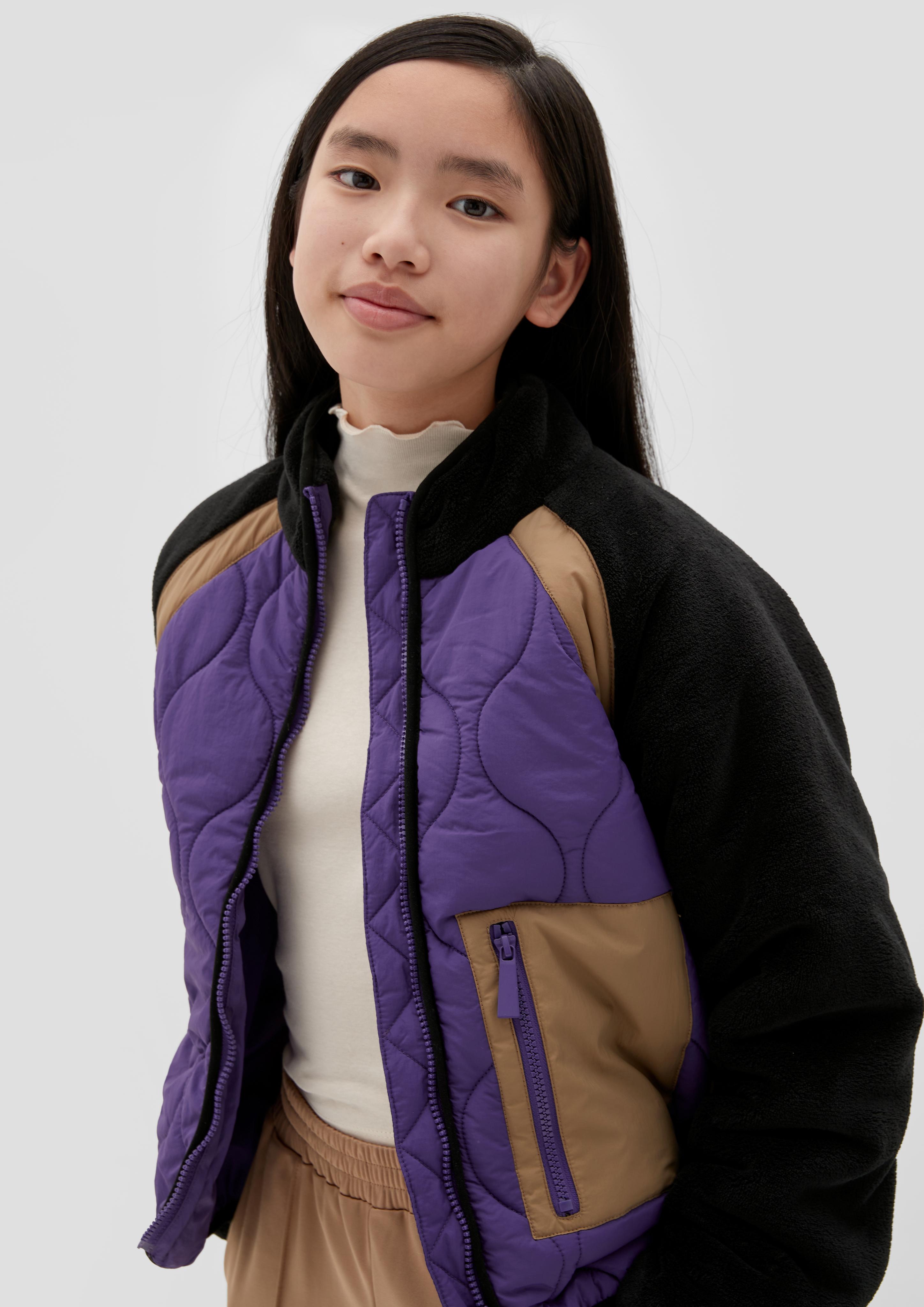 Jacke im Fabricmix  2133985-9999
