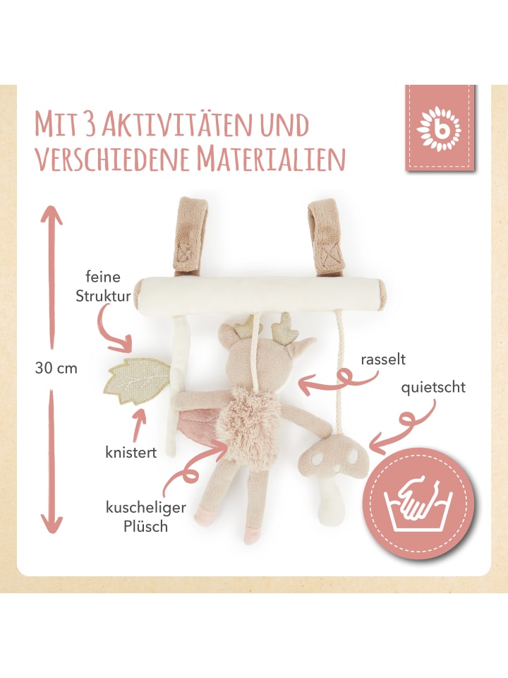 Bieco Spielwaren Kinderwagen Kette Design Reh - ab Geburt in Beige günstig kaufen onesize