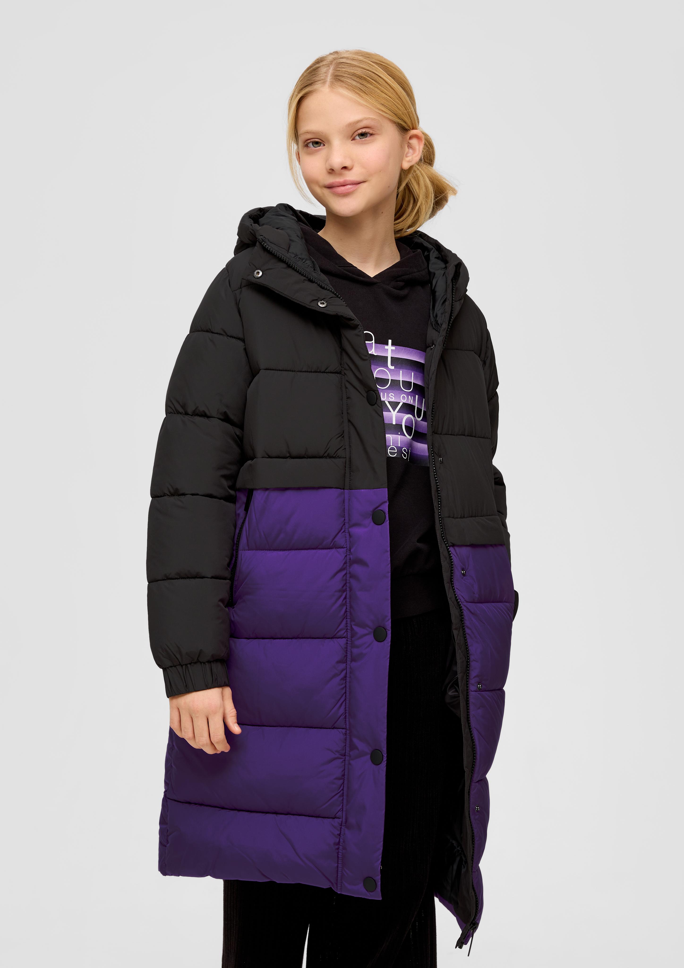 Steppmantel mit Colour-Blocking  2131932-9999