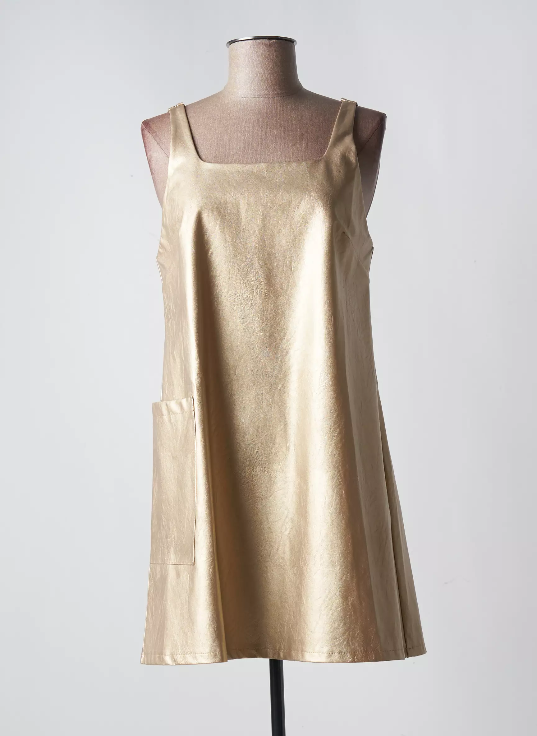 Please Robes Courtes Femme couleur beige