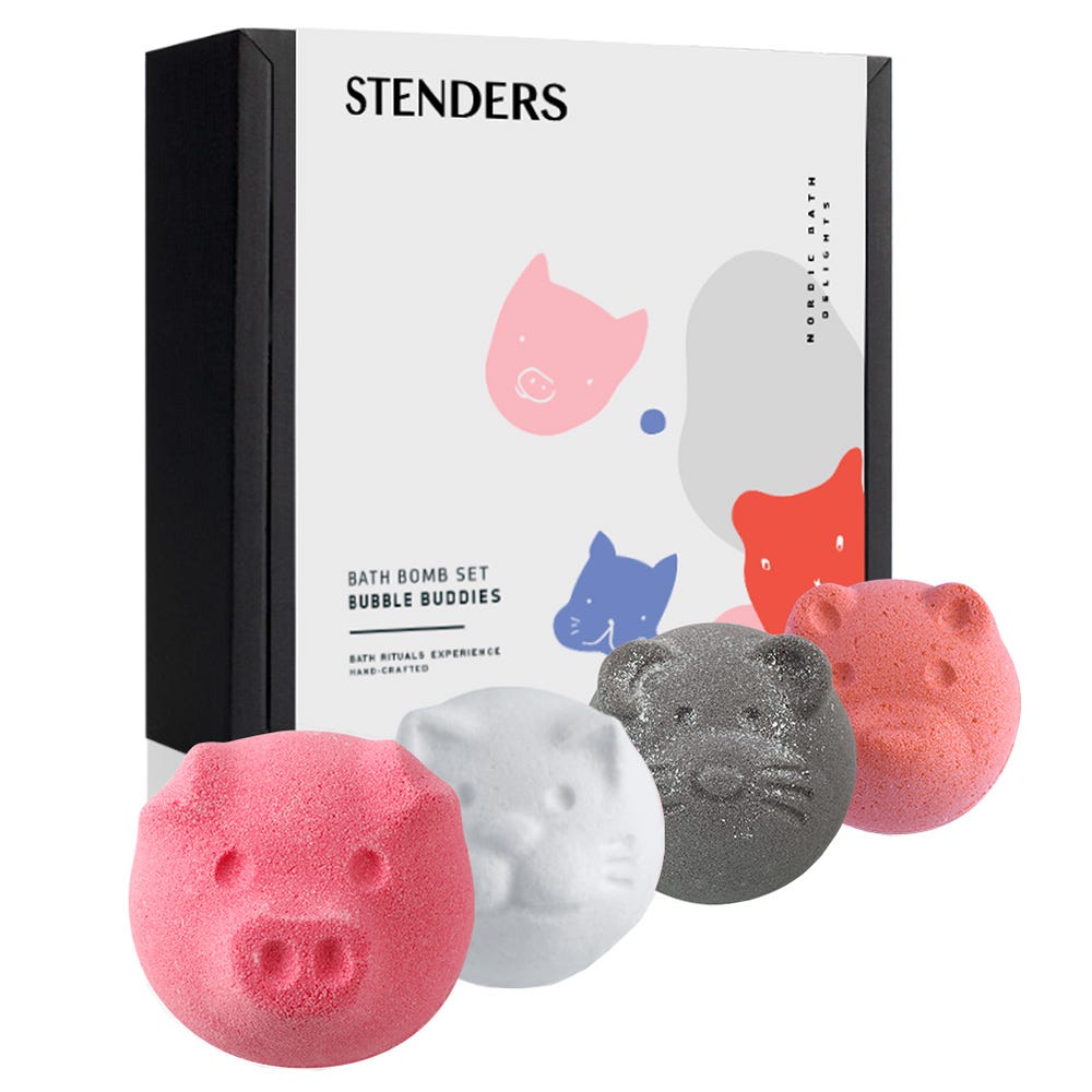 STENDERS Badebomben Set 4 Stück Bubble Buddies