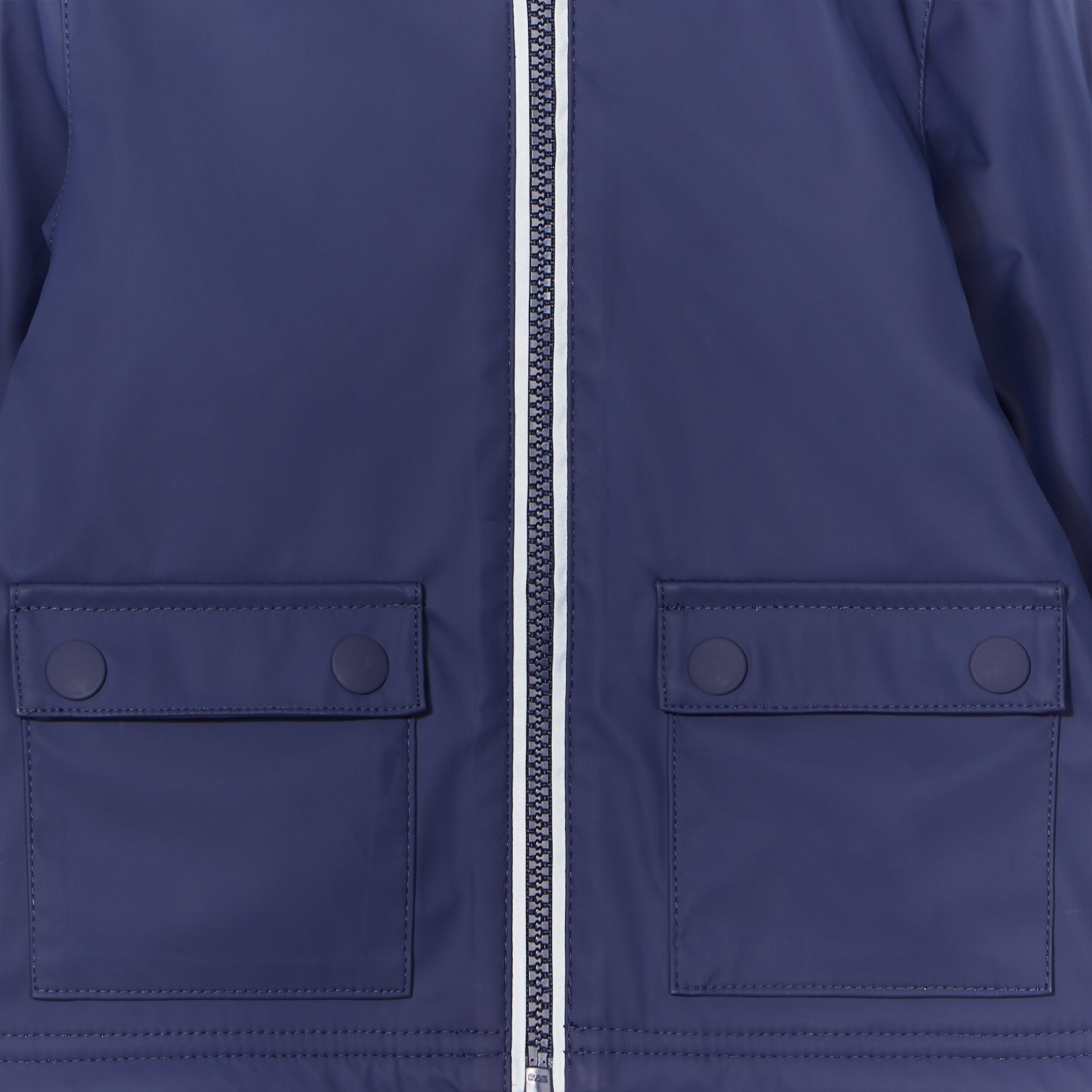 Parka à capuche zippée bleu marine bébé garçon | La Halle