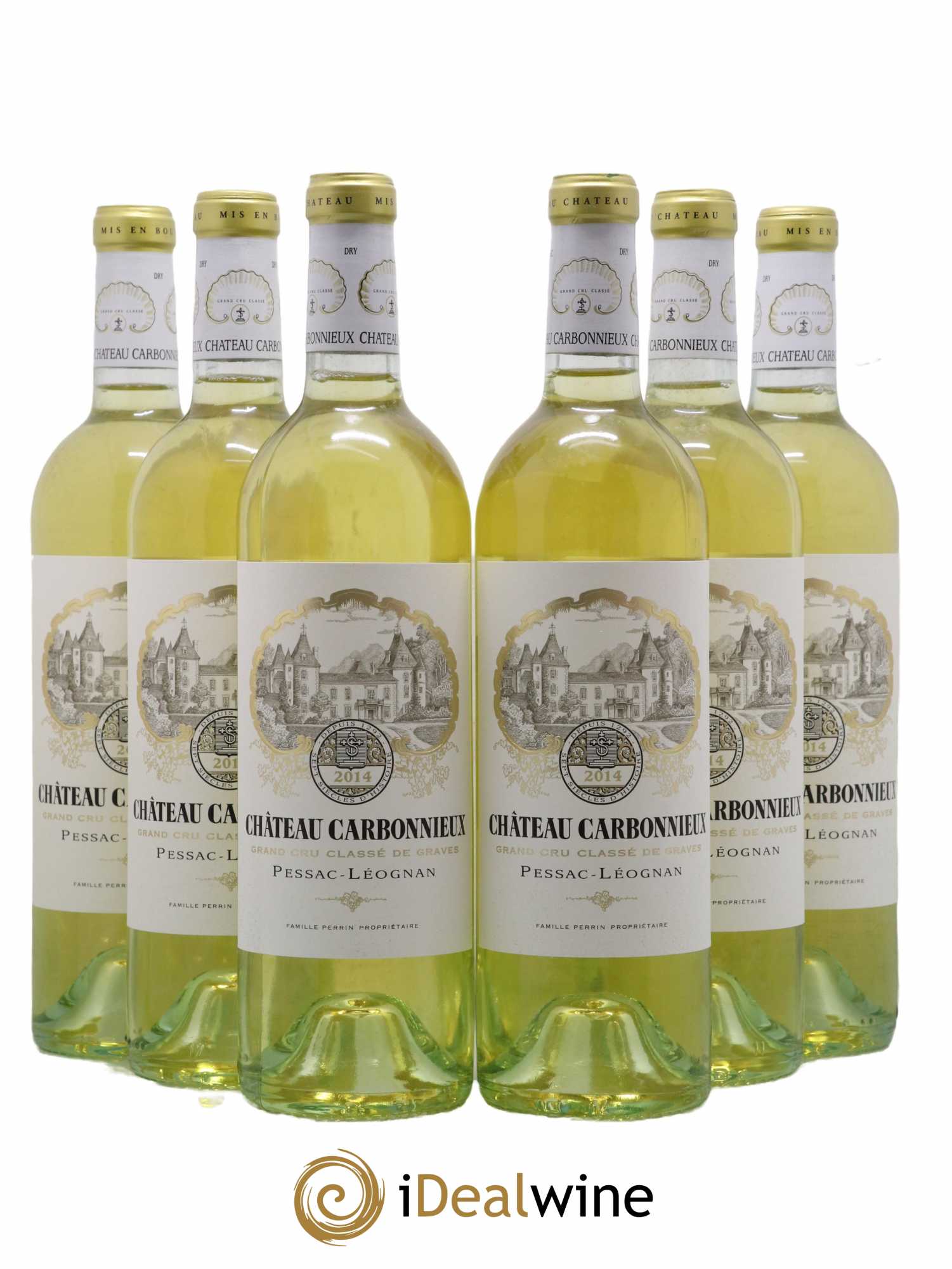 Château Carbonnieux Cru Classé de Graves  2014 - Lot de 6 Bouteilles