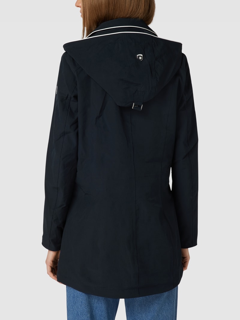 Funktionsjacke mit Label-Detail Modell 'MODENA' in marineblau