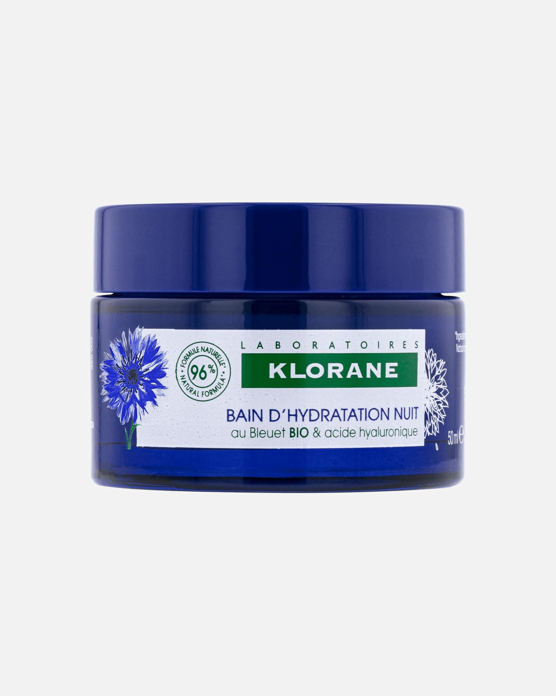 Klorane nočný hydratačný kúpeľ s organickou nevädzou a kyselinou hyalurónovou