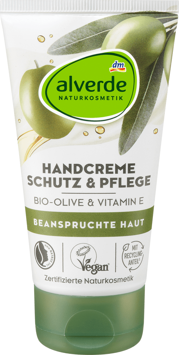 Handcreme Schutz & Pflege Bio-Olive, Vitamin E, 75 ml