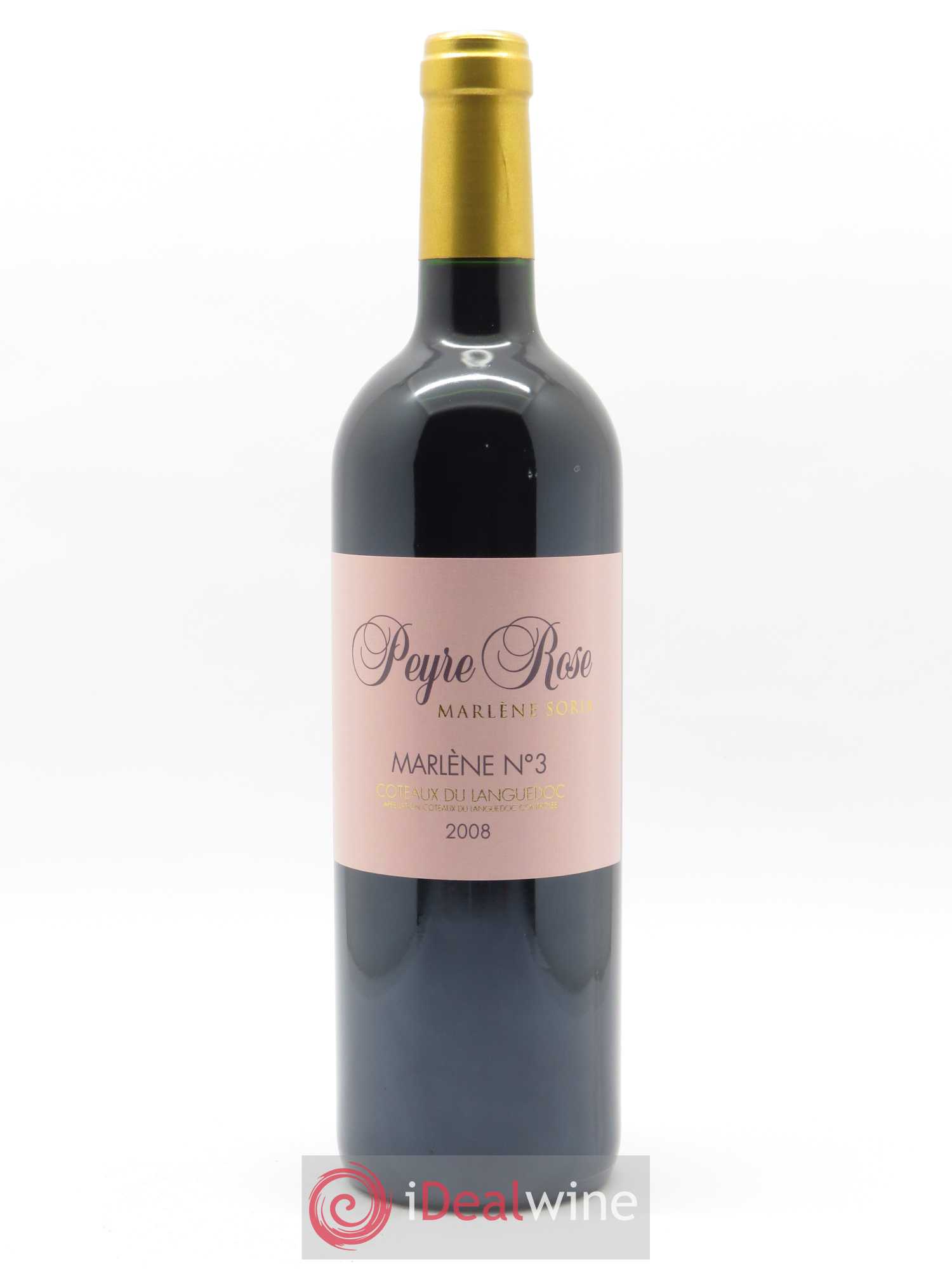 Vin de France (anciennement Coteaux du Languedoc) Peyre-Rose Marlène n°3 Marlène Soria  2008 - Lot de 1 Bouteille