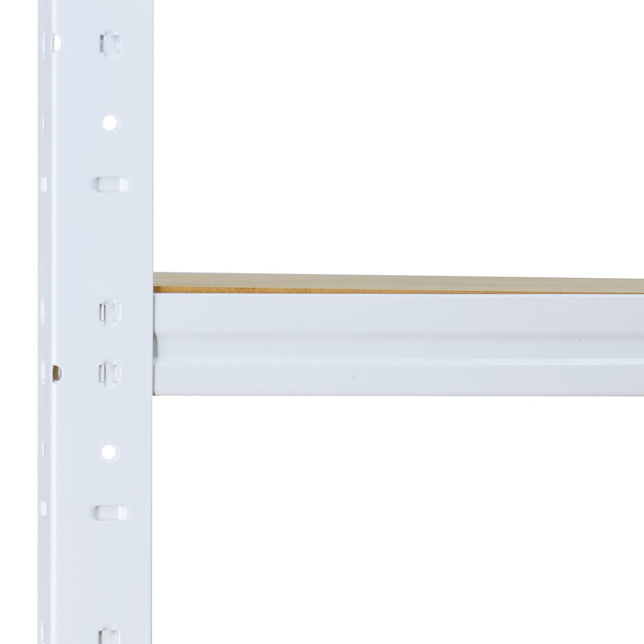 Shelfplaza HOME 200x80x40cm Schwerlastregal in weiß mit 5 Böden