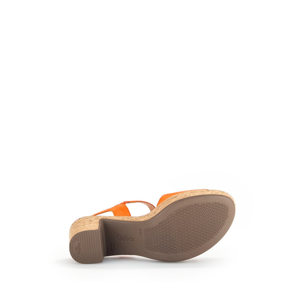 Gabor fashion Plateau Sandale orange