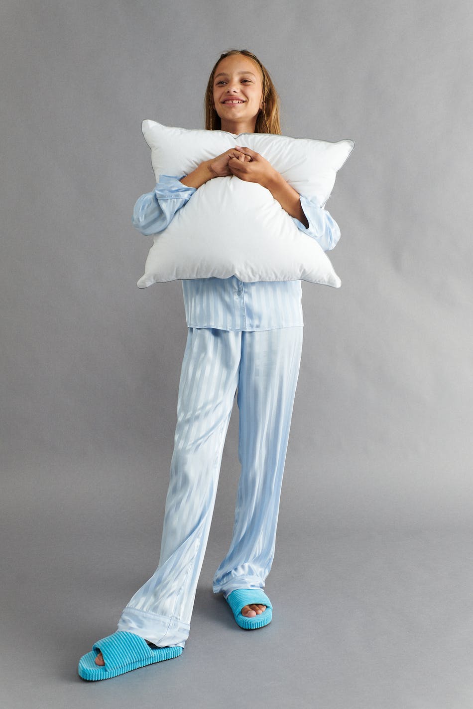Y satin pyjamas set