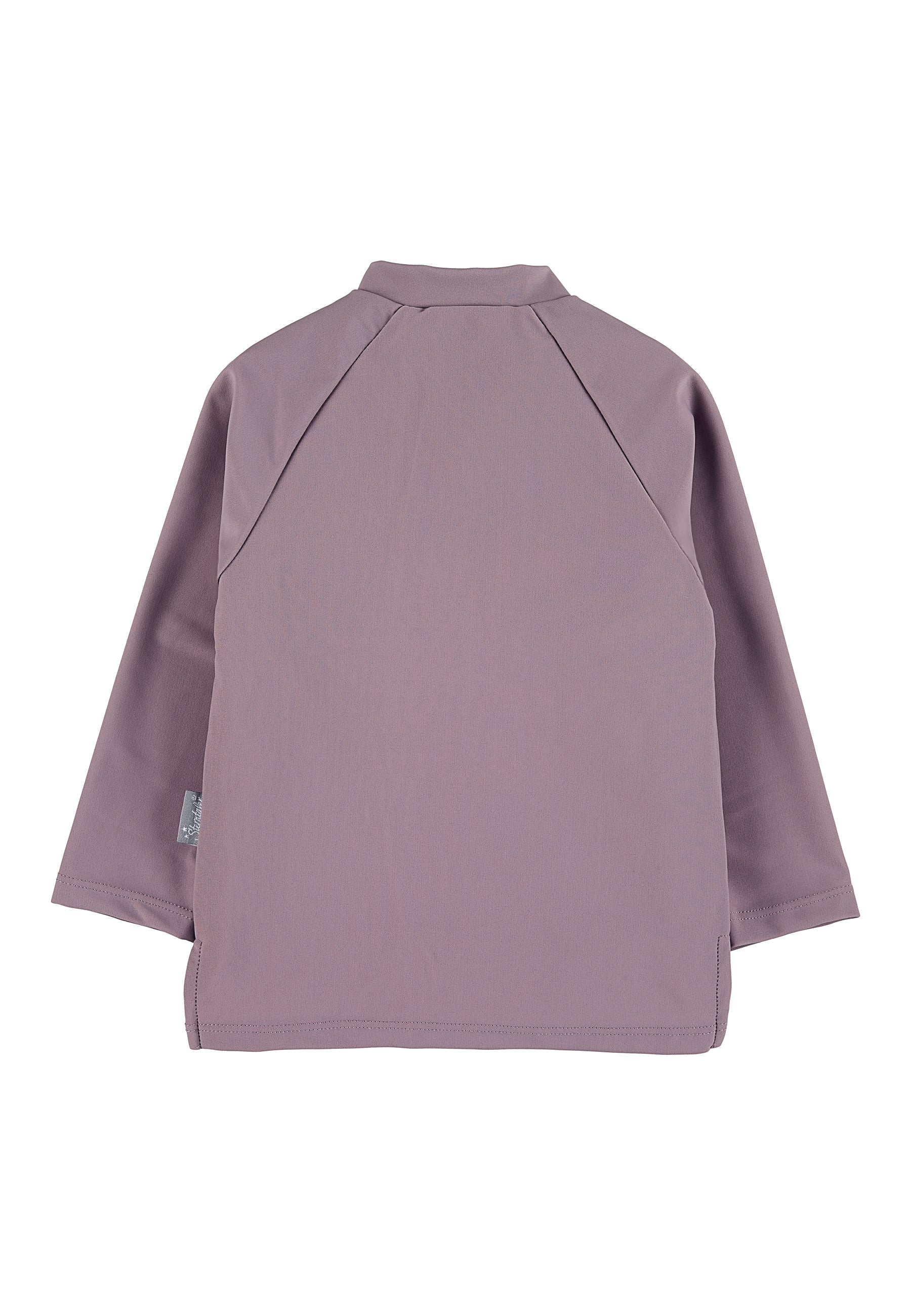 Langarm-Schwimmshirt uni in Blau, Marine, Magenta