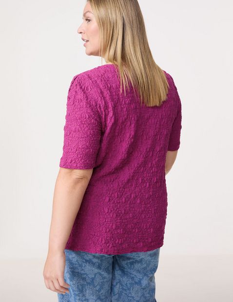 Spitzenshirt mit Bubble-Effekt