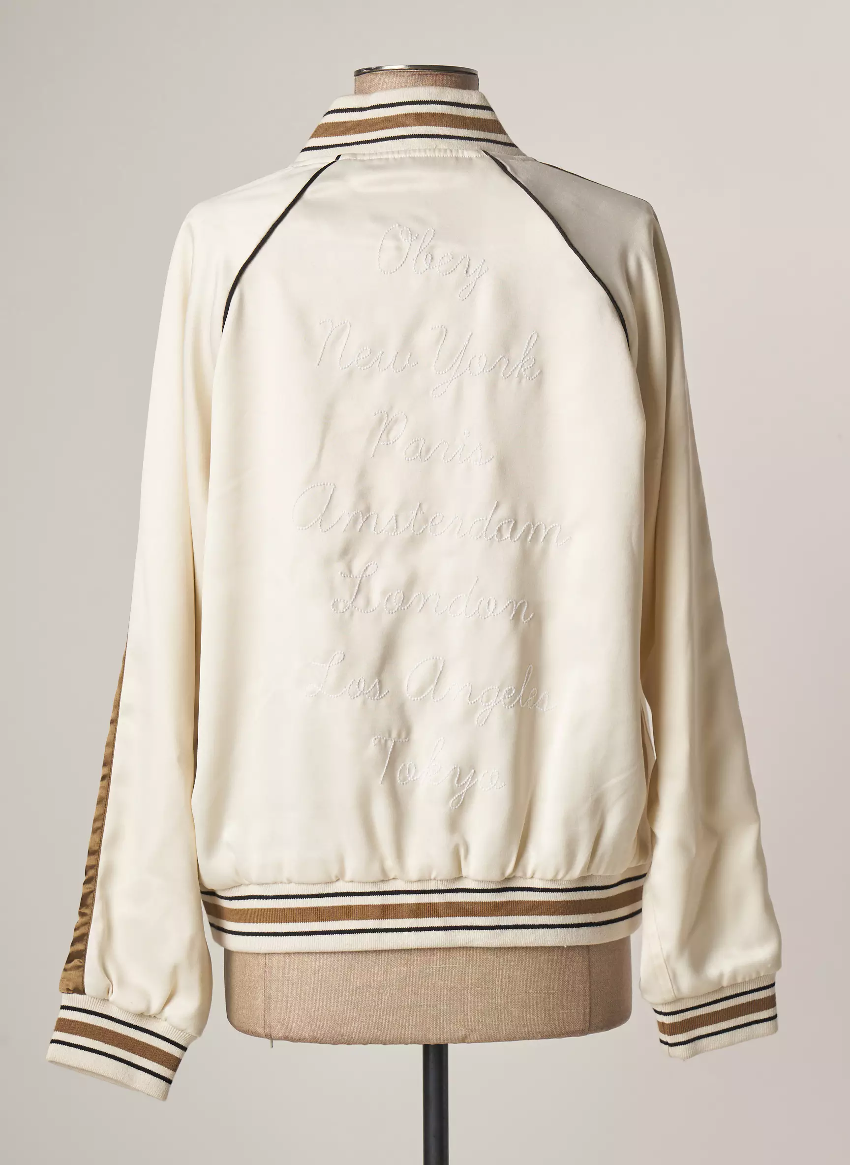 Obey Blousons Femme couleur beige