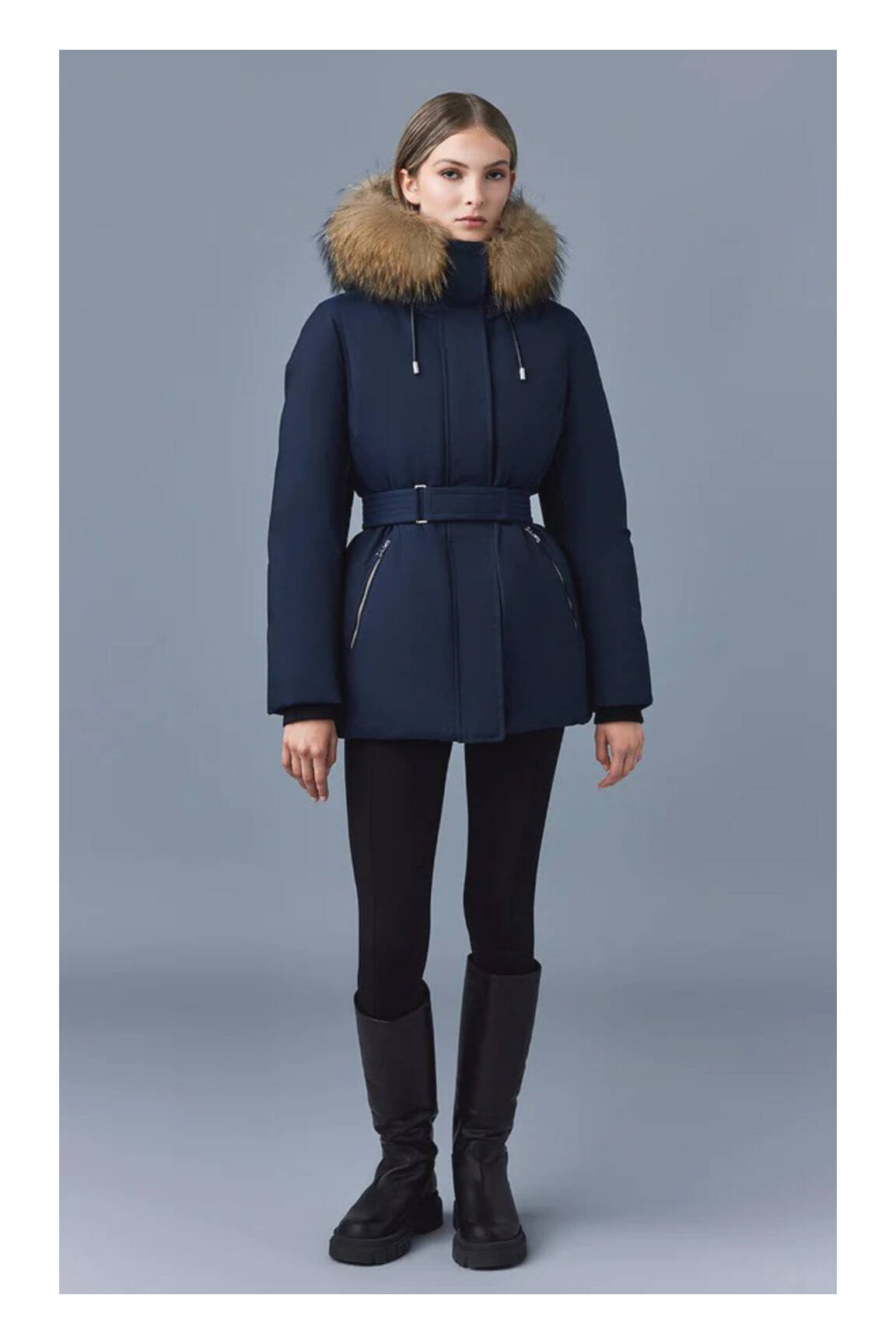 Mackage Parkas Femme couleur bleu