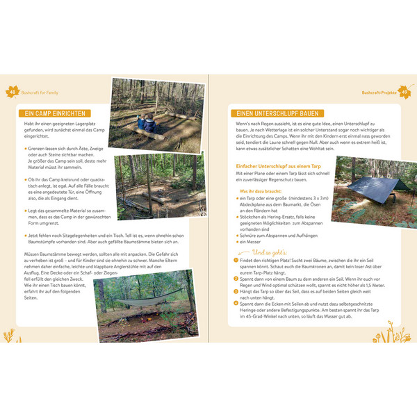 BUSHCRAFT FOR FAMILY - Kinderbuch