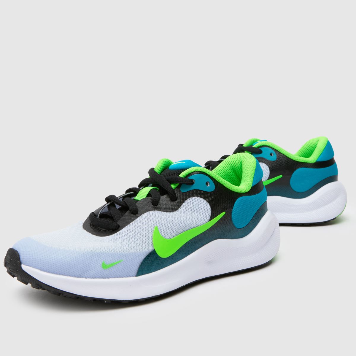 Nike Revolution 7 fekete és kék gyerekcipő fiúknak