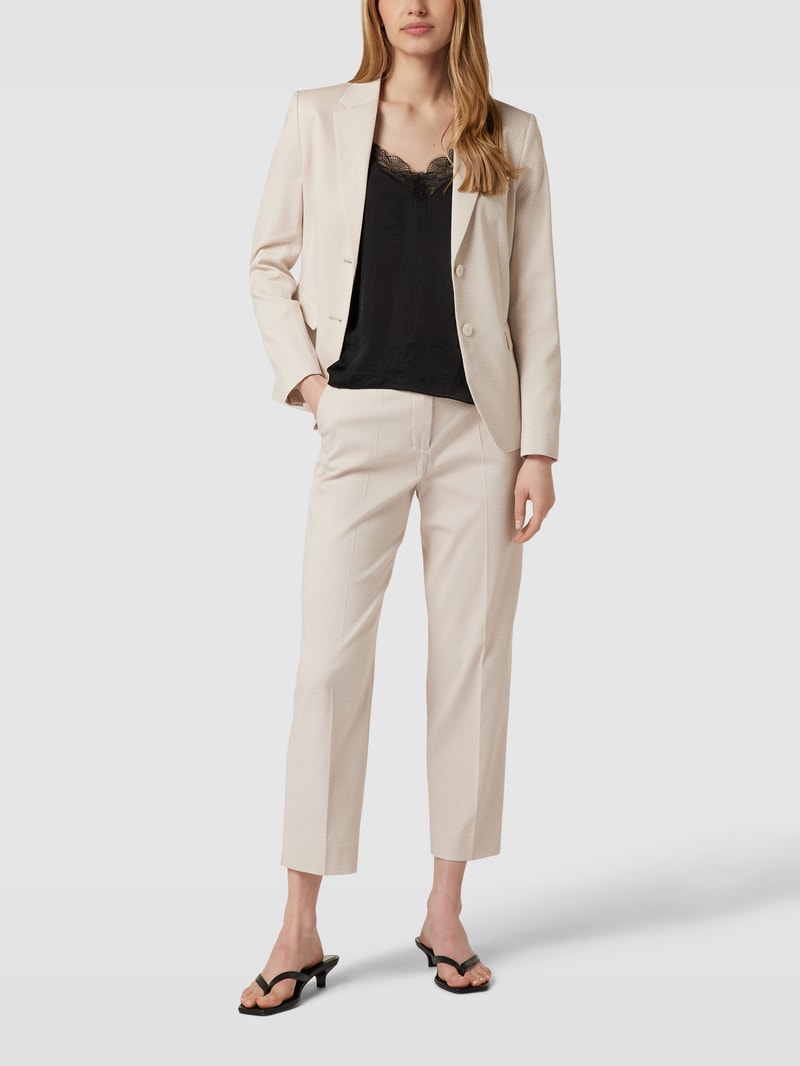 Blazer mit Allover-Muster Modell 'LARNI' in sand