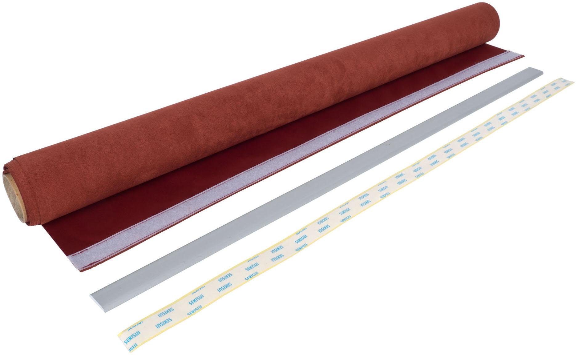 Schiebegardine, Liedeco, Klettband (1 St), blickdicht, HxB: 245x60