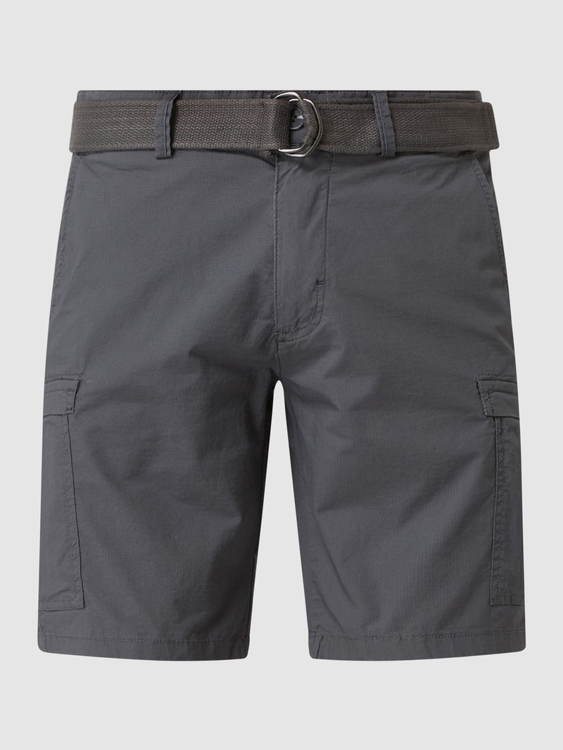 Cargoshorts mit Stretch-Anteil in dunkelgrau